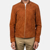 Maximus Leather Bomber Jacket For Men