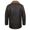 Men's Brown Rust Sheepskin Overcoat