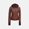 Metro Chrm Bomber Womens Hooded Jacket