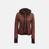 Metro Chrm Bomber Womens Hooded Jacket