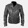 Inferno Vibe Leather Biker Jacket Women