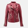 Inferno Vibe Leather Biker Jacket Women