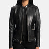 Neon Aura Leather Biker Jacket | Women's Biker Jacket