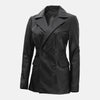 Rene Ascend Women's  Leather Blazer Jacket