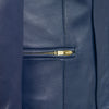 Rory Women's Luxe Blue Leather Jacket