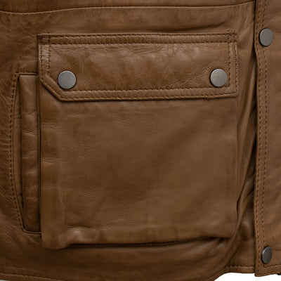 Sandcrest Leather Coat