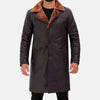 Savage Comfot Mens Leather Duster Coat