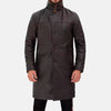 Savage Comfot Mens Leather Duster Coat