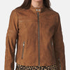 Sophia Women's Leather Biker Jacket