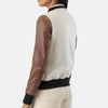 Style Spectrum Leather Bomber Jacket for women