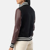 Style Spectrum Leather Bomber Jacket for women