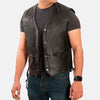 Unchained Leather Biker Vest | Men's Leather Vest