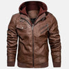 Untamed Removable Hooded Leather Jacket