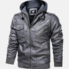 Untamed Removable Hooded Leather Jacket