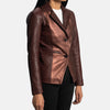 Upscale Aura Womens Leather Blazer