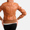 Urban Hues Women's Leather Bomber Jacket