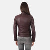 Urban Wildflower Genuine leather Biker Jacket for women