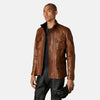 Valiant Leather Biker Jacket | Men's Biker Jacket