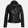 Veleria Leather Biker Jacket For Women