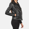 Vesper Womens Leather Motorcycle Jacket