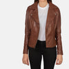 Vesper Womens Leather Motorcycle Jacket