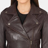 Vesper Womens Leather Motorcycle Jacket