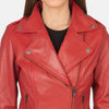 Vesper Womens Leather Motorcycle Jacket