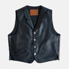 Viktor Noir Black Leather Vest