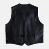 Viktor Noir Black Leather Vest