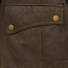 Winifred Women's Brown Leather Jacket